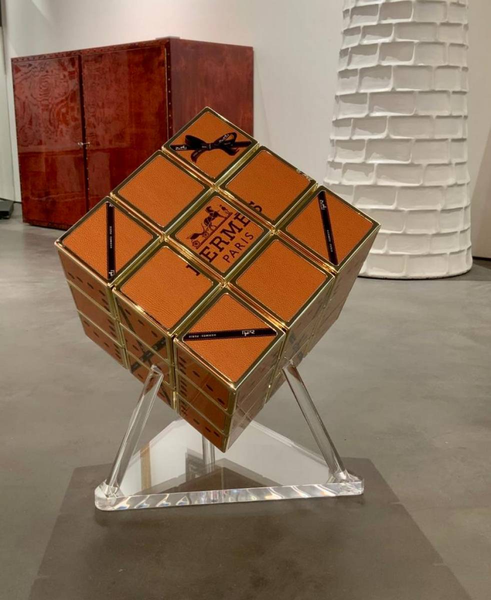 Rubik's cube de l'artiste Aurélie Anger