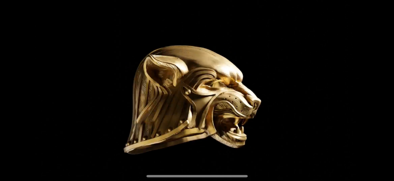 Tête de tigre inspirée de Fort Boyard