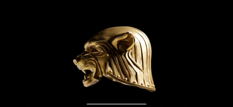 Tête de tigre inspirée de Fort Boyard